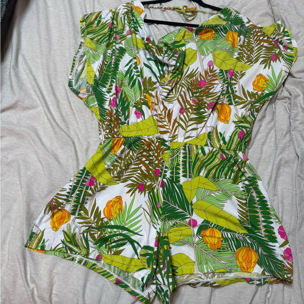 Trina Turk Romper Cover up